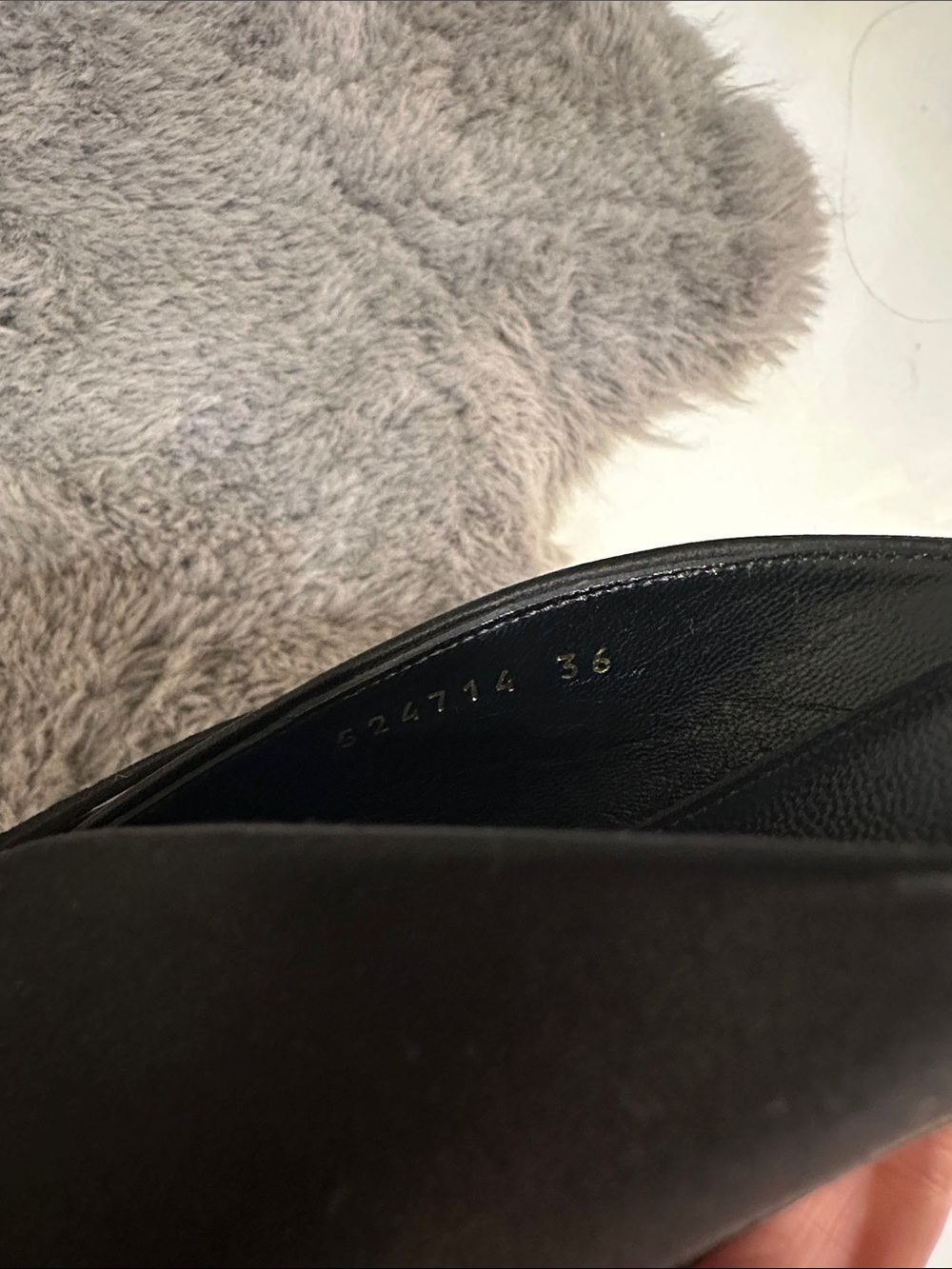 Balenciaga Black Pointed Satin Bow Slip-On Mules - Picture 5 of 5